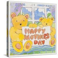 Mothers Day Bears-Jennifer Abbott-Stretched Canvas