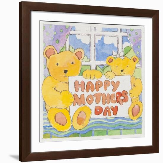 Mothers Day Bears-Jennifer Abbott-Framed Giclee Print