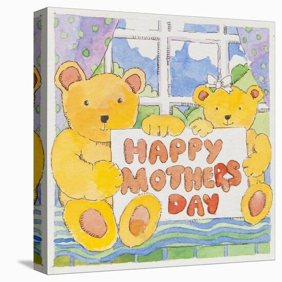 Mothers Day Bears-Jennifer Abbott-Stretched Canvas