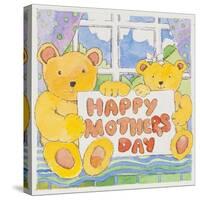 Mothers Day Bears-Jennifer Abbott-Stretched Canvas