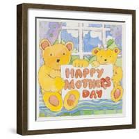 Mothers Day Bears-Jennifer Abbott-Framed Giclee Print