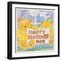 Mothers Day Bears-Jennifer Abbott-Framed Giclee Print