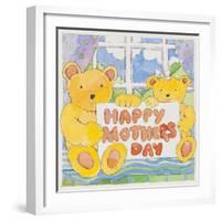 Mothers Day Bears-Jennifer Abbott-Framed Giclee Print