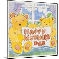 Mothers Day Bears-Jennifer Abbott-Mounted Giclee Print