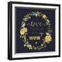 Mothers Day Wreath-Yachal Design-Framed Giclee Print