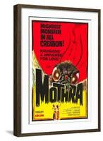 Mothra, poster art, 1961-null-Framed Art Print