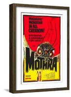 Mothra, poster art, 1961-null-Framed Art Print