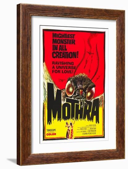 Mothra, poster art, 1961-null-Framed Art Print