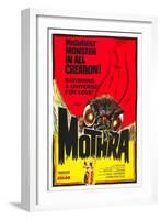 Mothra, poster art, 1961-null-Framed Art Print