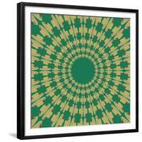 Moths Pachanga, Green Moth-Belen Mena-Framed Giclee Print