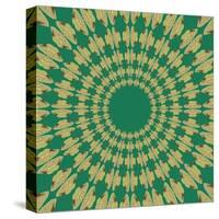 Moths Pachanga, Green Moth-Belen Mena-Stretched Canvas