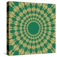 Moths Pachanga, Green Moth-Belen Mena-Stretched Canvas