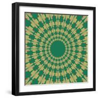 Moths Pachanga, Green Moth-Belen Mena-Framed Giclee Print