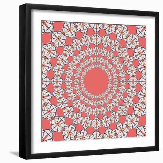 Moths Pachanga, White Moth-Belen Mena-Framed Giclee Print