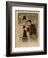 Mothu and Doria. (Scènes Impressioniste), 1893-Théophile Alexandre Steinlen-Framed Giclee Print