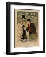 Mothu and Doria. (Scènes Impressioniste), 1893-Théophile Alexandre Steinlen-Framed Giclee Print