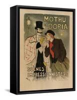 Mothu and Doria. (Scènes Impressioniste), 1893-Théophile Alexandre Steinlen-Framed Stretched Canvas