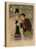 Mothu and Doria. (Scènes Impressioniste), 1893-Théophile Alexandre Steinlen-Stretched Canvas
