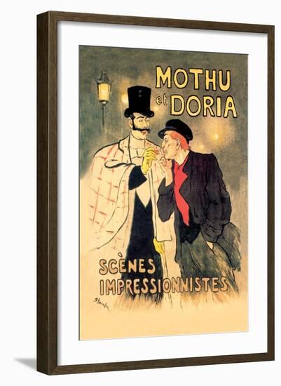 Mothu et Doria: Scenes Impressionnistes-Th?ophile Alexandre Steinlen-Framed Art Print