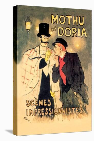 Mothu et Doria: Scenes Impressionnistes-Th?ophile Alexandre Steinlen-Stretched Canvas