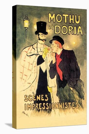 Mothu et Doria: Scenes Impressionnistes-Théophile Alexandre Steinlen-Stretched Canvas