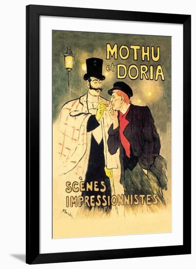 Mothu et Doria: Scenes Impressionnistes-Théophile Alexandre Steinlen-Framed Art Print