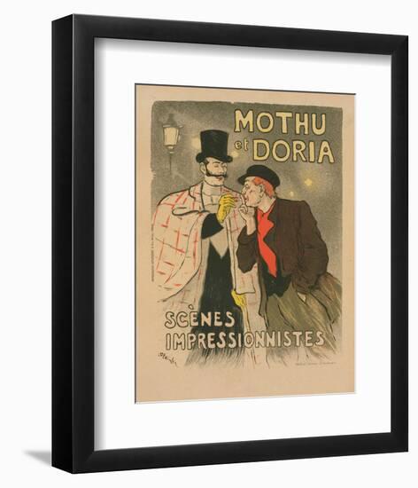 Mothu et Doria-Théophile Steinlen-Framed Art Print