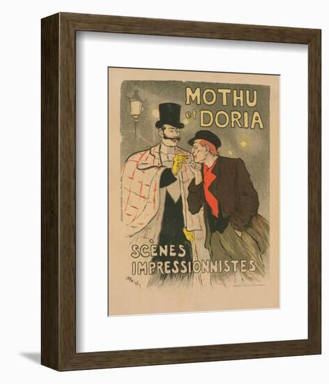 Mothu et Doria-Théophile Steinlen-Framed Art Print