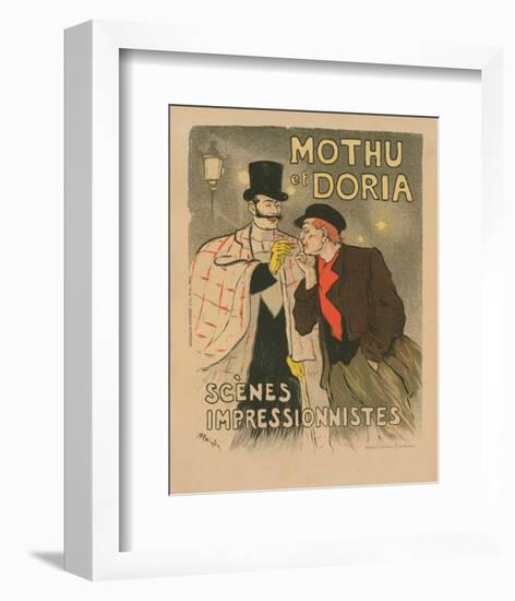 Mothu et Doria-Théophile Steinlen-Framed Art Print