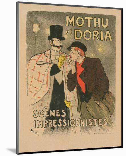 Mothu et Doria-Théophile Steinlen-Mounted Art Print