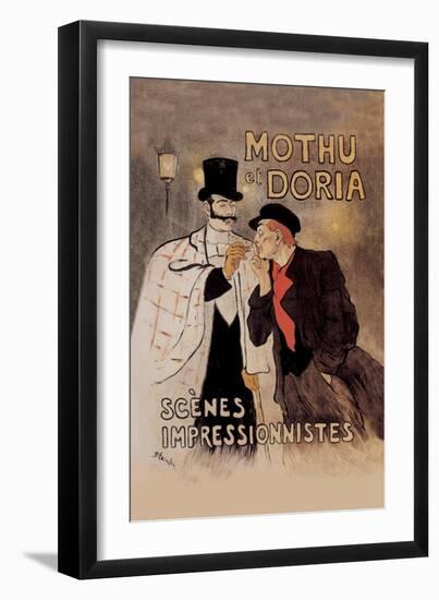 Mothu et Doria-Th?ophile Alexandre Steinlen-Framed Art Print