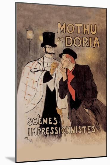 Mothu et Doria-Th?ophile Alexandre Steinlen-Mounted Art Print