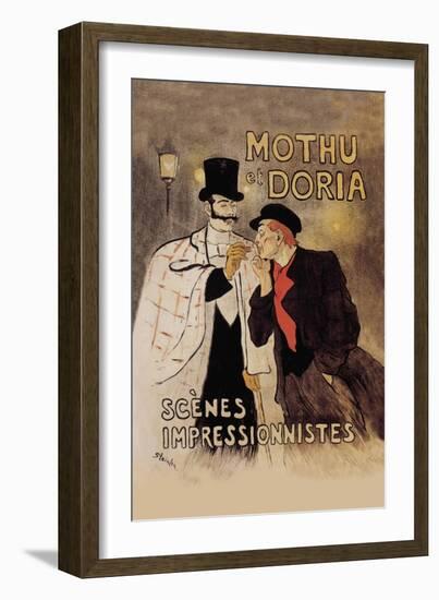 Mothu et Doria-Théophile Alexandre Steinlen-Framed Art Print