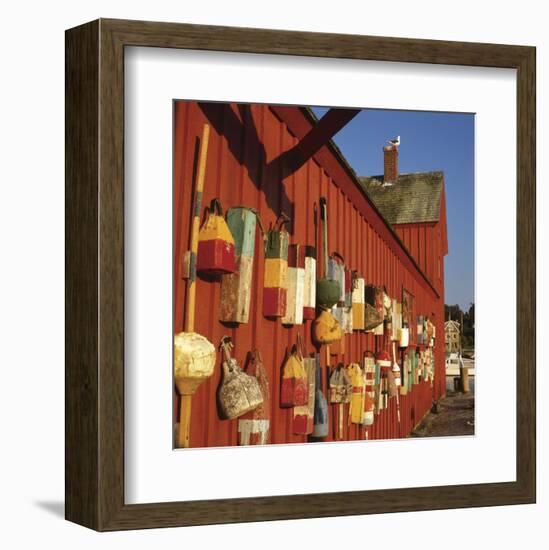 Motif with Buoys-Phillip Mueller-Framed Art Print