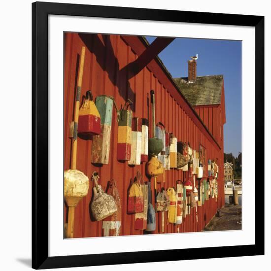 Motif with Buoys-Phillip Mueller-Framed Art Print