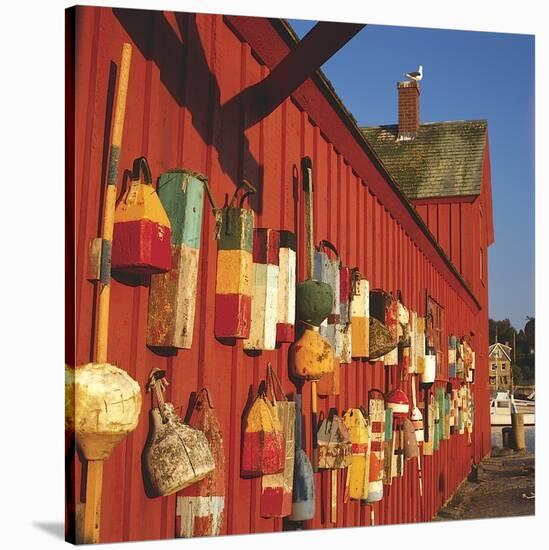 Motif with Buoys-Phillip Mueller-Stretched Canvas