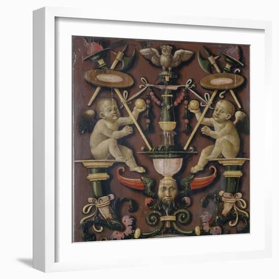 Motif with Putti-Matteo di Giuliano di Lorenzo Balducci-Framed Giclee Print