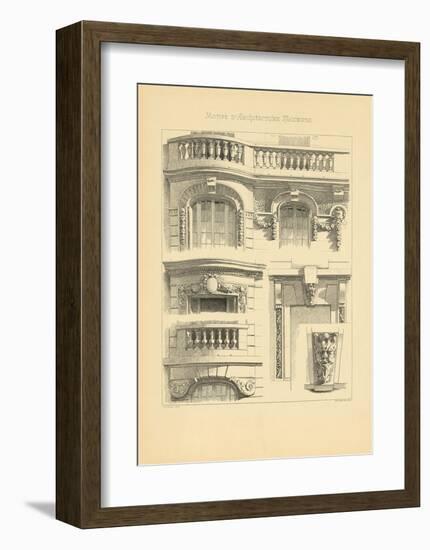 Motifs D'architecture Moderne II-Schmidt Schmidt-Framed Premium Giclee Print