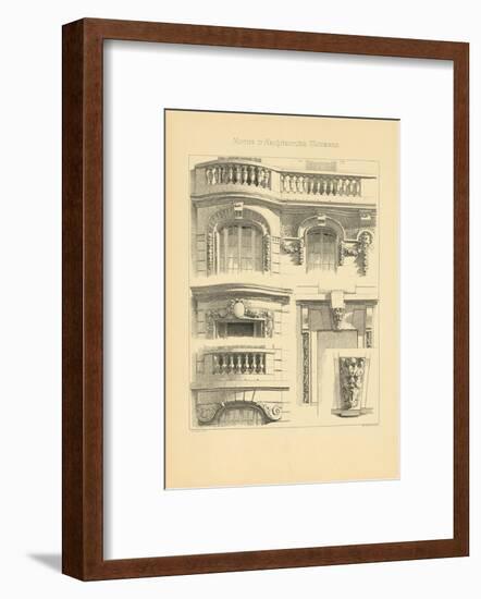 Motifs D'architecture Moderne II-Schmidt Schmidt-Framed Premium Giclee Print