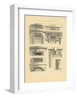 Motifs D'architecture Moderne II-Schmidt Schmidt-Framed Premium Giclee Print