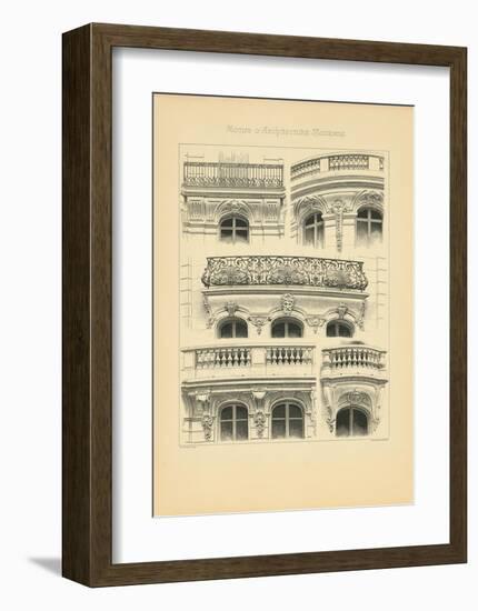 Motifs D'architecture Moderne III-Schmidt Schmidt-Framed Premium Giclee Print