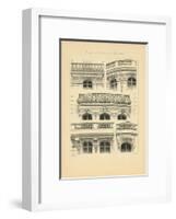 Motifs D'architecture Moderne III-Schmidt Schmidt-Framed Premium Giclee Print