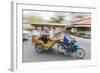 Motion Blur Image of a Tuk-Tuk in the Capital City of Phnom Penh-Michael Nolan-Framed Photographic Print