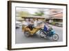 Motion Blur Image of a Tuk-Tuk in the Capital City of Phnom Penh-Michael Nolan-Framed Photographic Print