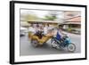 Motion Blur Image of a Tuk-Tuk in the Capital City of Phnom Penh-Michael Nolan-Framed Photographic Print