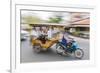 Motion Blur Image of a Tuk-Tuk in the Capital City of Phnom Penh-Michael Nolan-Framed Photographic Print