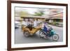 Motion Blur Image of a Tuk-Tuk in the Capital City of Phnom Penh-Michael Nolan-Framed Photographic Print