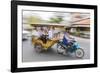 Motion Blur Image of a Tuk-Tuk in the Capital City of Phnom Penh-Michael Nolan-Framed Photographic Print