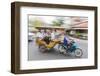 Motion Blur Image of a Tuk-Tuk in the Capital City of Phnom Penh-Michael Nolan-Framed Photographic Print