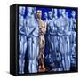 Motion Picture Academy, the Oscarsoscar Statuette at Academy Awards Theater, Hollywood-Bill Eppridge-Framed Stretched Canvas